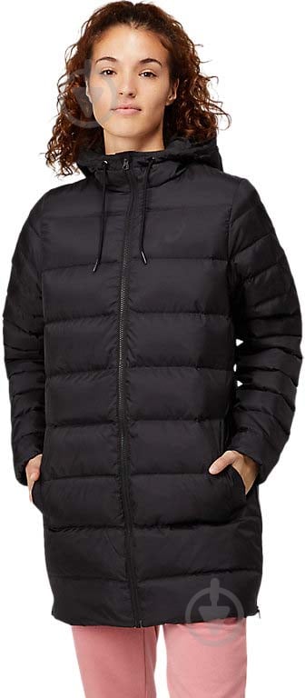 Пальто женское зимнее Asics DOWN JACKET LONG W 2032C154-001 р.XS черное - фото 1