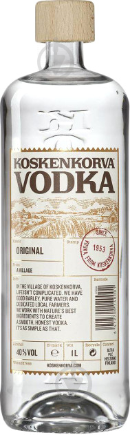 Водка Koskenkorva Original 1 л - фото 1