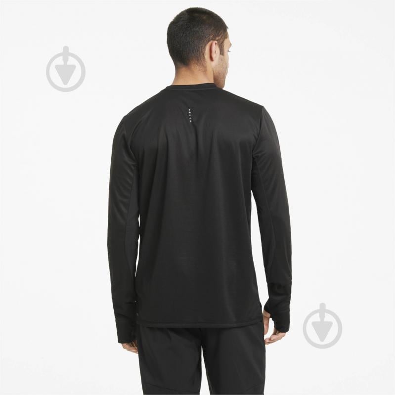 Футболка Puma RUN FAV LS TEE 52021001 р.S черный - фото 2