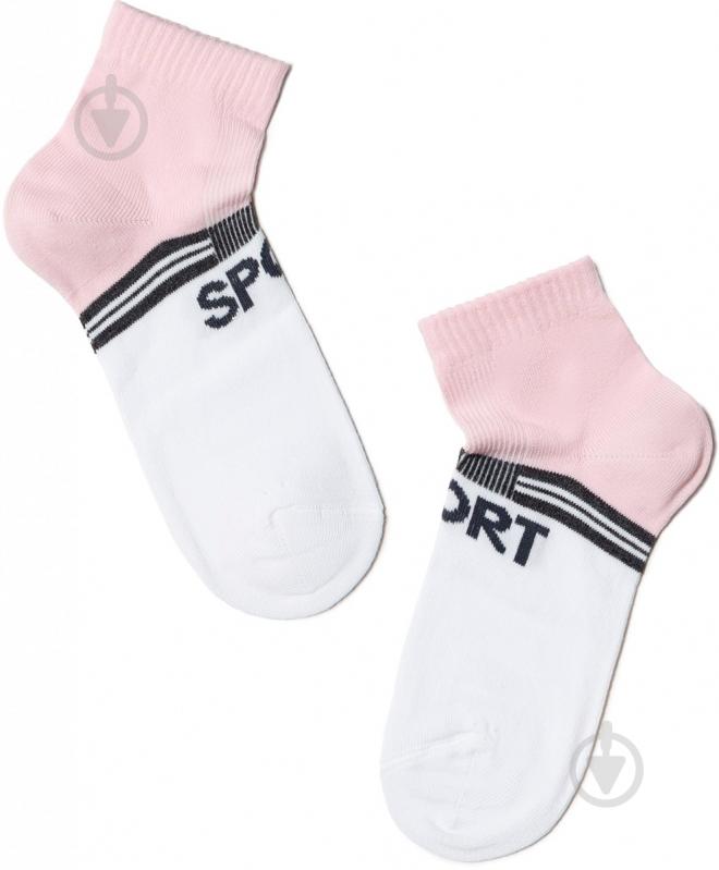 Шкарпетки дитячі для дівчаток Conte-Kids ACTIVE 311 13С-34СП р.16 білий світло-рожевий - фото 1 Шкарпетки дитячі для дівчаток Conte-Kids ACTIVE 311 13С-34СП р.16 білий світло-рожевий - фото 1