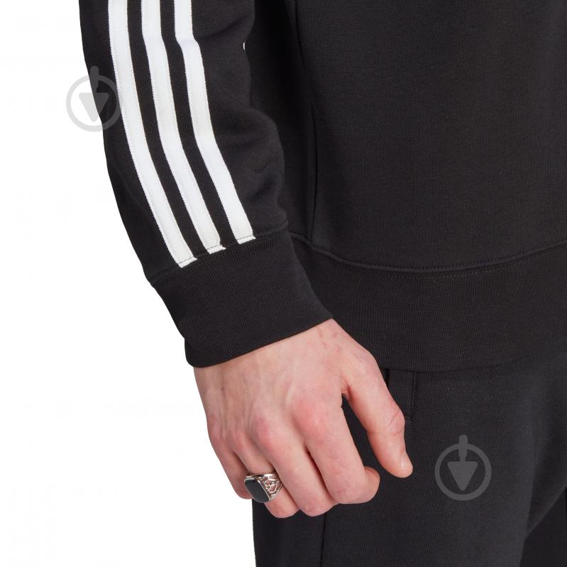 Свитшот Adidas 3-STRIPES CREW IM2087 р.2XL черный - фото 4