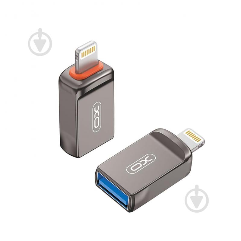 Адаптер Xo NB281A-IA USB-A to Lightning grey (NB281A-IA.tranish) - фото 3