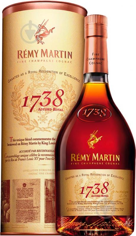 Коньяк Remy Martin 1738 Accord Royal 0,7 л - фото 1