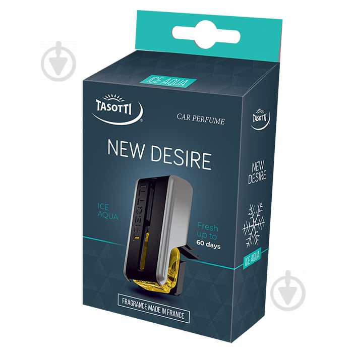 Ароматизатор на дефлектор Tasotti New Desire Крижана вода 8 мл - фото 1