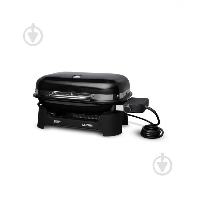 Гриль електричний Weber Lumin Compact 1000, чорний (91010979) - фото 1