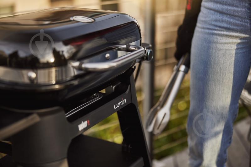 Гриль електричний Weber Lumin Compact 1000, чорний (91010979) - фото 4