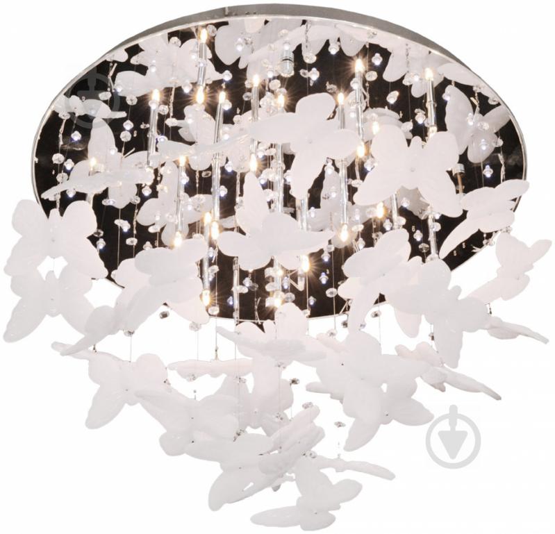 Люстра стельова Versan BUTTERFLY-19 LED 19xG4 білий 70021-650R/WHITE - фото 1