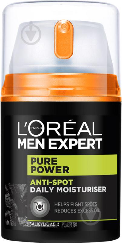 Крем для обличчя день-ніч L'Oreal Paris Men Expert Pure Power 50 мл - фото 1