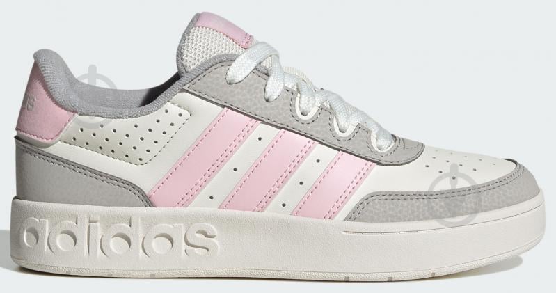 Кроссовки для девочек Adidas BREAKBASE J KJ9590 р.35 1/2 серые - фото 1