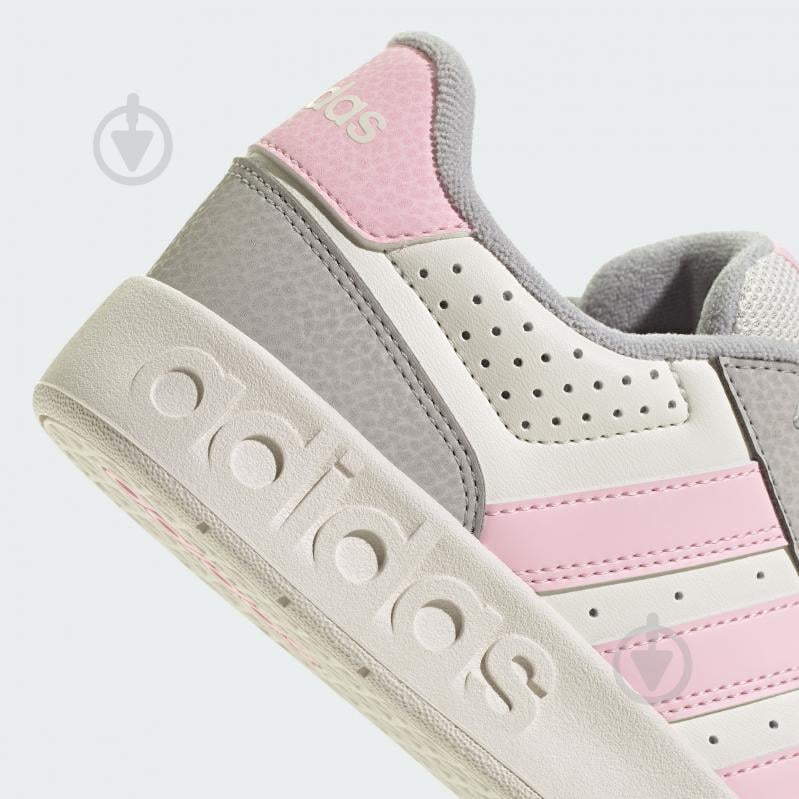 Кроссовки для девочек Adidas BREAKBASE J KJ9590 р.35 1/2 серые - фото 2