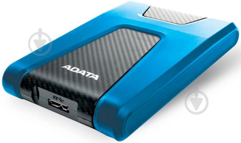 Зовнішній жорсткий диск ADATA HD650 1 ТБ 2,5" USB 3.1 (AHD650-1TU31-CBL) blue - фото 3 Зовнішній жорсткий диск ADATA HD650 1 ТБ 2,5" USB 3.1 (AHD650-1TU31-CBL) blue - фото 3