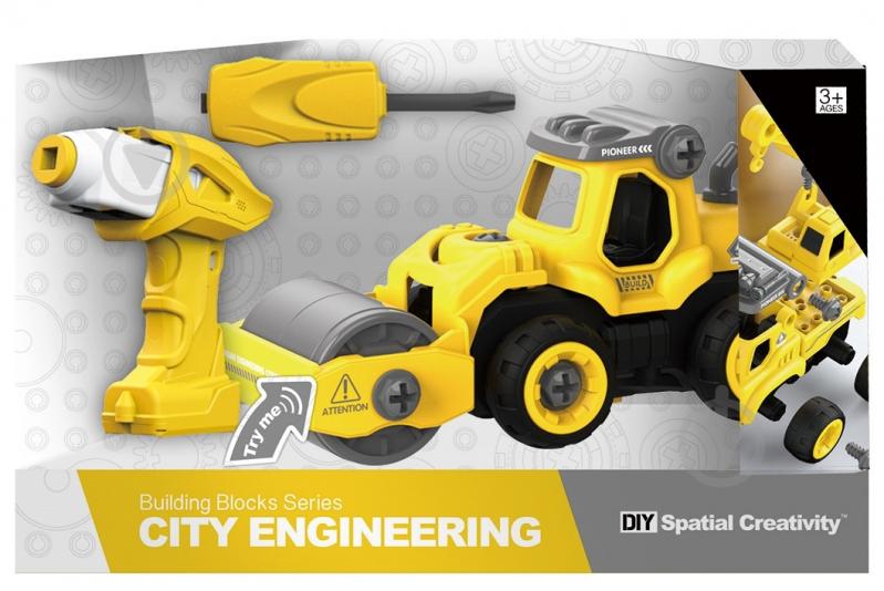 Конструктор DIY Spatial Creativity Каток з електричним двигуном CJ-1365033 - фото 1 Конструктор DIY Spatial Creativity Каток з електричним двигуном CJ-1365033 - фото 1