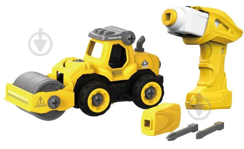 Конструктор DIY Spatial Creativity Каток з електричним двигуном CJ-1365033 - фото 4 Конструктор DIY Spatial Creativity Каток з електричним двигуном CJ-1365033 - фото 4