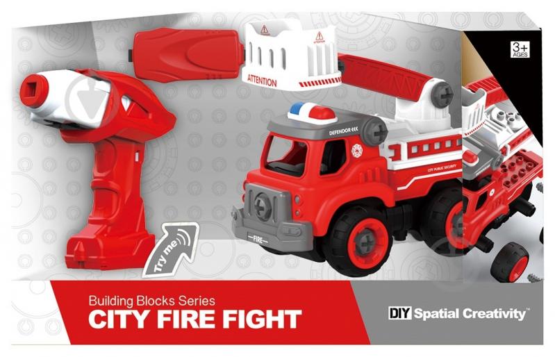 Конструктор DIY Spatial Creativity Пожежний кран з електричним двигуном CJ-1365105 - фото 1 Конструктор DIY Spatial Creativity Пожежний кран з електричним двигуном CJ-1365105 - фото 1