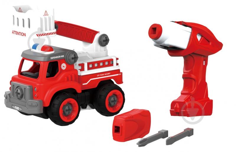 Конструктор DIY Spatial Creativity Пожежний кран з електричним двигуном CJ-1365105 - фото 4 Конструктор DIY Spatial Creativity Пожежний кран з електричним двигуном CJ-1365105 - фото 4