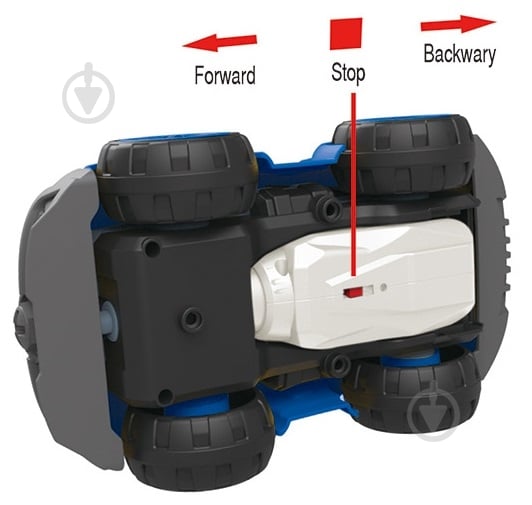 Конструктор DIY Spatial Creativity Поліцейська машина з електричним двигуном CJ-1365063 - фото 3