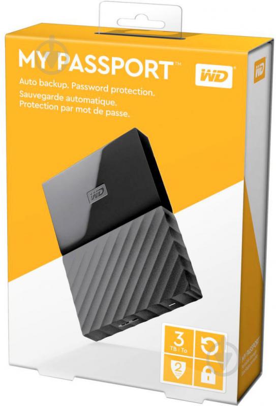 Внешний жесткий диск Western Digital My Passport 2 ТБ 2,5" USB 3.0USB 2.0 (WDBYFT0020BBK-WESN) black - фото 7