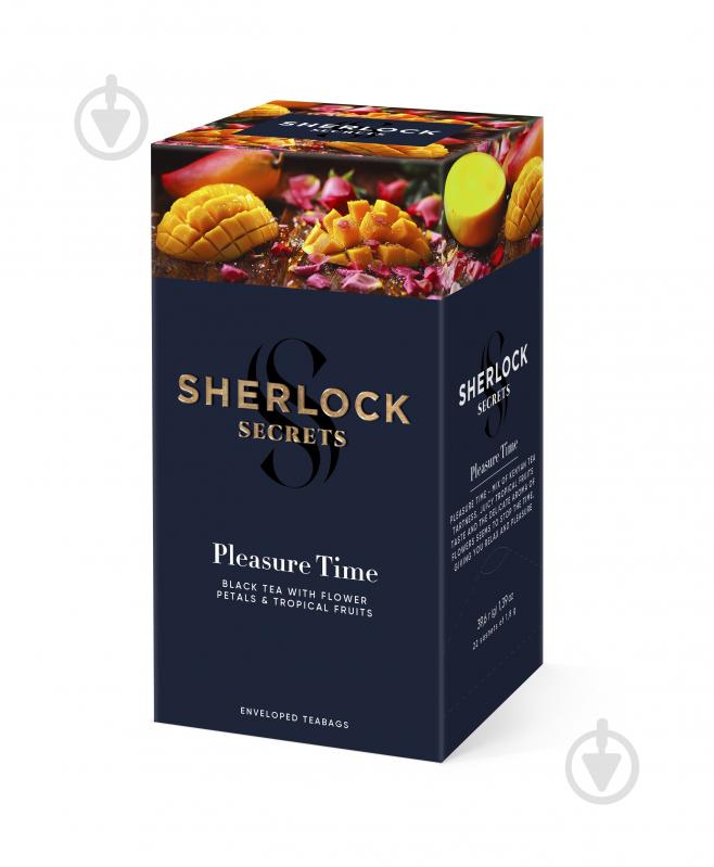 Чай черный Трипільське Сонце Sherlock Secrets Pleasure Time 22 шт. 39,6 г - фото 1