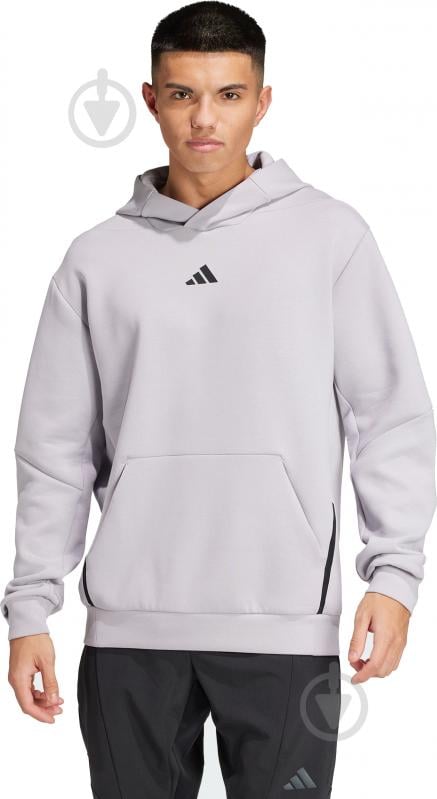 Джемпер Adidas D4T PULL OVER H IY1120 р.L серый - фото 1