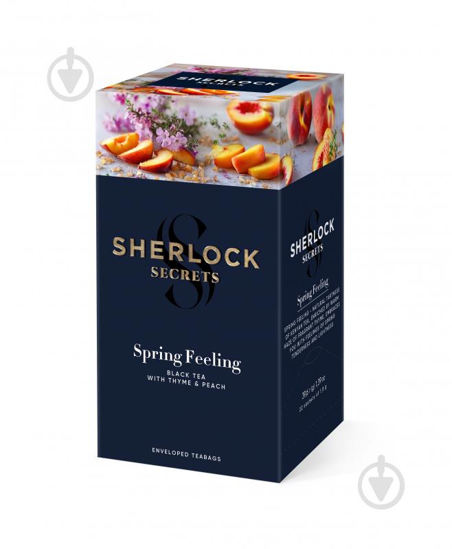 Чай черный Трипільське Сонце Sherlock Secrets Spring Feeling 22 шт. 39,6 г - фото 1