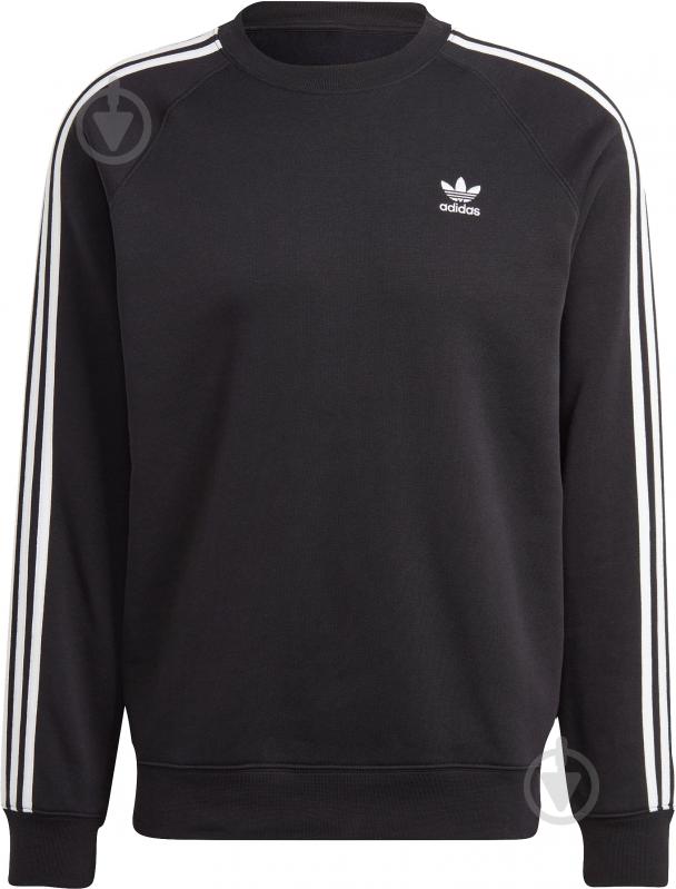 Свитшот Adidas 3-STRIPES CREW IM2087 р.L черный - фото 6