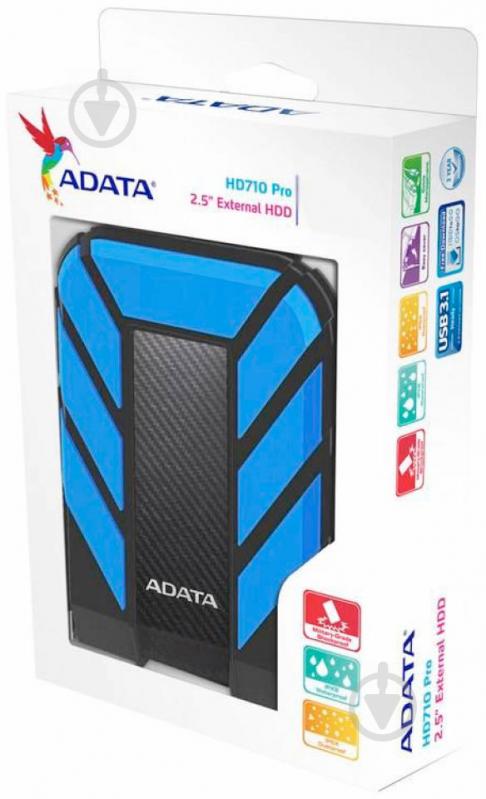 Внешний жесткий диск ADATA HD710P 3 ТБ 2,5" USB 3.1 (AHD710P-3TU31-CBL) blue - фото 5