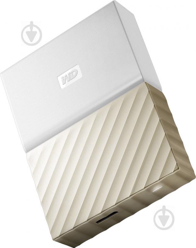 Зовнішній жорсткий диск Western Digital My Passport Ultra 3 ТБ 2,5" USB 3.0USB 2.0 (WDBFKT0030BGD-WESN) gold - фото 4