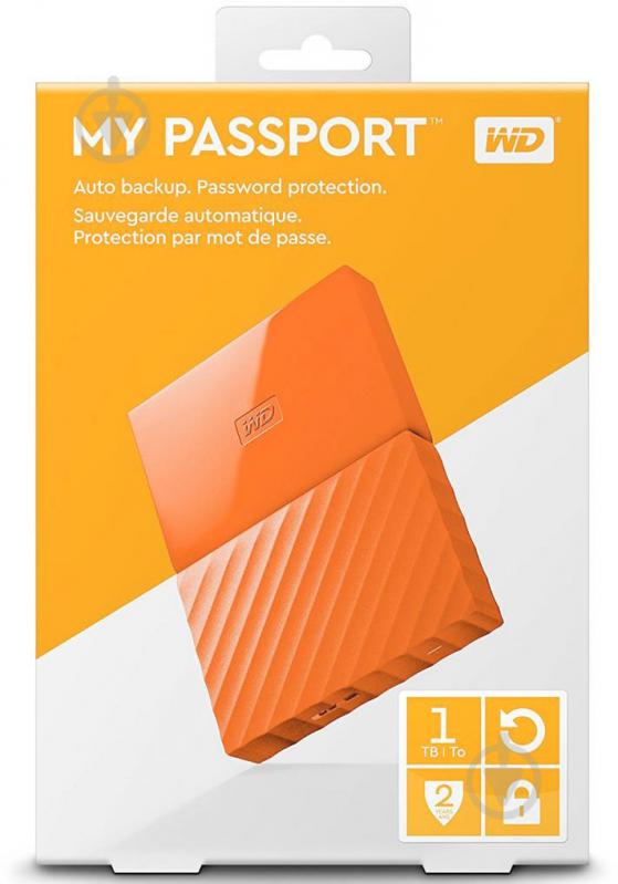 Зовнішній жорсткий диск Western Digital My Passport 4 ТБ 2,5" USB 3.0USB 2.0 (WDBYFT0040BOR-WESN) blue - фото 4