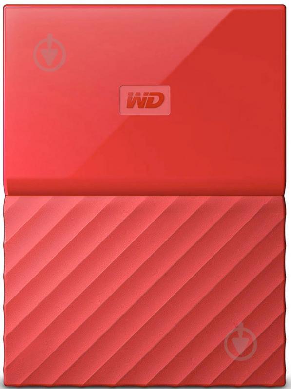 Внешний жесткий диск Western Digital My Passport 4 ТБ 2,5" USB 3.0USB 2.0 (WDBYFT0040BRD-WESN) red - фото 1