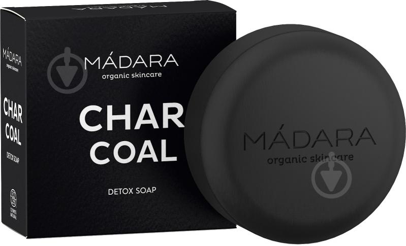 Мило органічне Madara CHARCOAL детокс 90 г 1 шт./уп. - фото 1