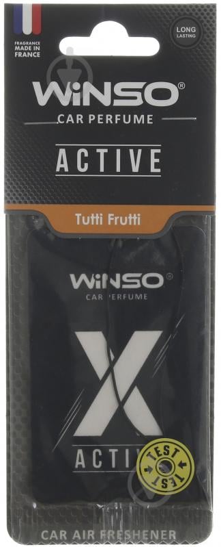 Ароматизатор подвесной WINSO X Active Card Tutti Frutti - фото 1