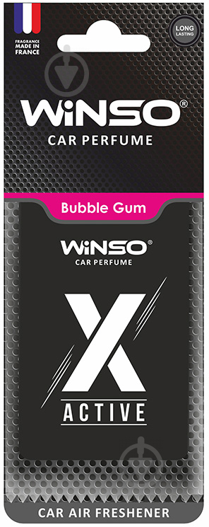 Ароматизатор подвесной WINSO X Active Card Bubble Gum - фото 1