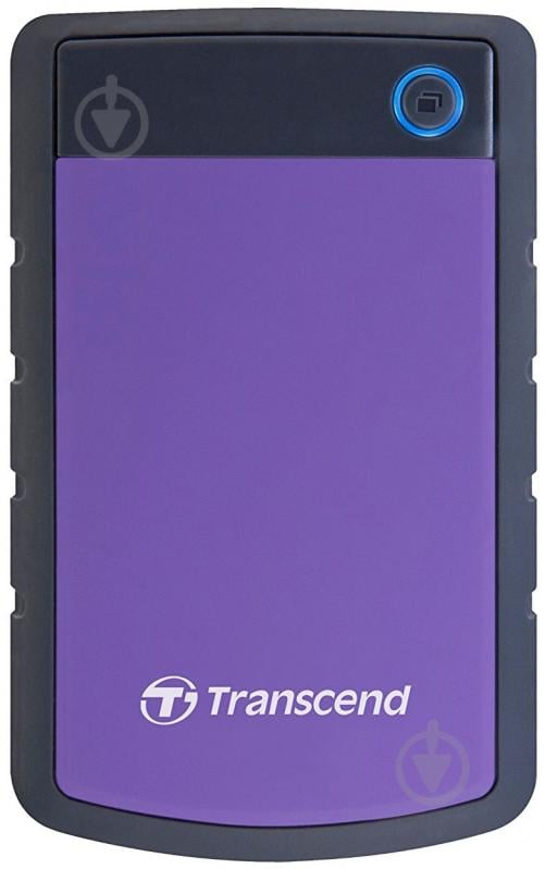 Зовнішній жорсткий диск Transcend StoreJet 4 ТБ 2,5" USB 3.0 (TS4TSJ25H3P) purple - фото 1