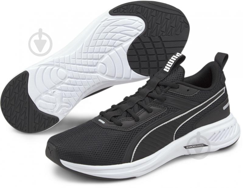 Кросівки чоловічі Puma Scorch Runner 19445901 р.40,5 чорні - фото 4