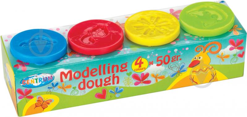Тесто для лепки Giraffe 4 цвета x 50 г Centrum - фото 1