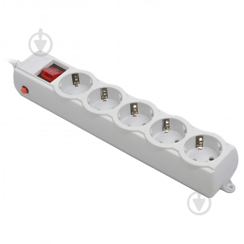 Мережевий фільтр Gembird SPG5-G-6G-PRO із заземленням 5 гн. сірий 1,8 м SPG5-G-6G-PRO - фото 3