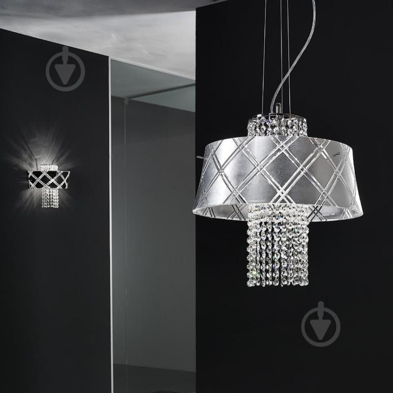 ВИТРИНА! Подвес 195140.72 100 Вт E27 серебро 46801 - фото 1