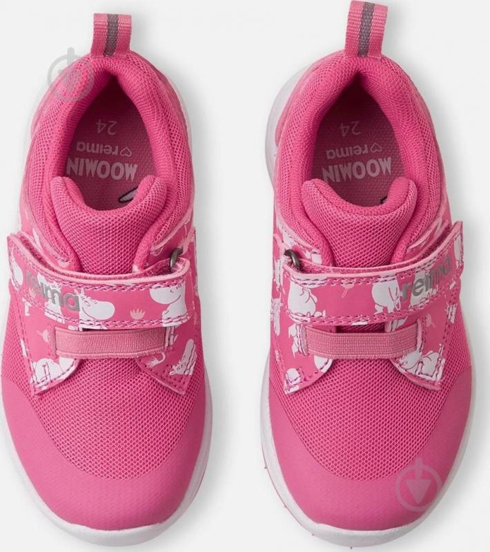 Кроссовки для девочек демисезонные Reima Moomin 5400129M-3431 р.23 розовые - фото 3 Кроссовки для девочек демисезонные Reima Moomin 5400129M-3431 р.23 розовые - фото 3