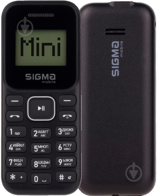 Мобільний телефон Sigma mobile X-STYLE 14 MINI black/orange - фото 1
