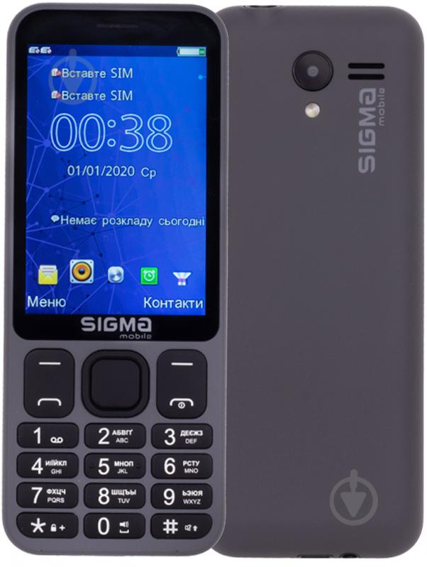 Мобильный телефон Sigma mobile X-Style 351 Lider grey - фото 2