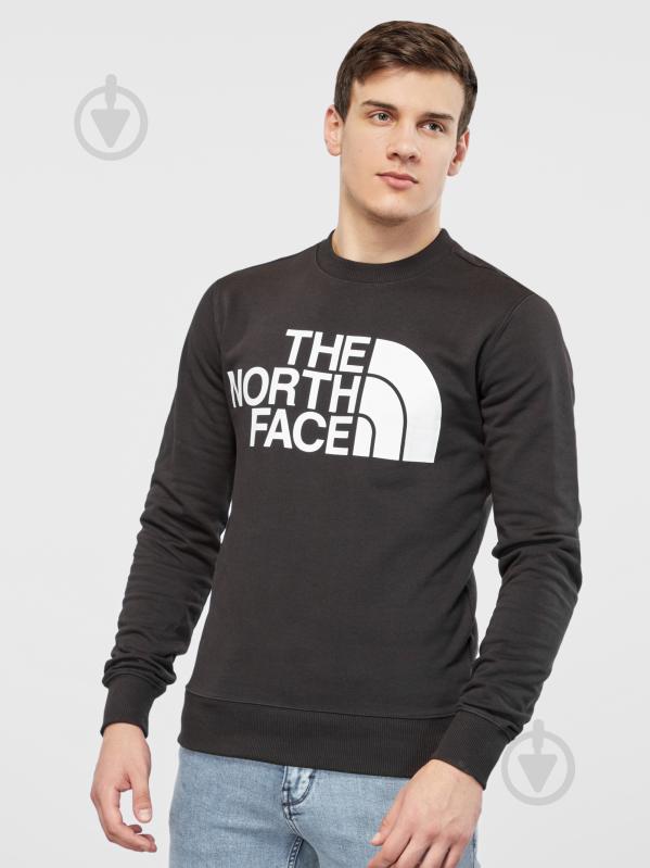 Світшот THE NORTH FACE M STANDARD CREW NF0A4M7WJK31 р. L чорний - фото 1