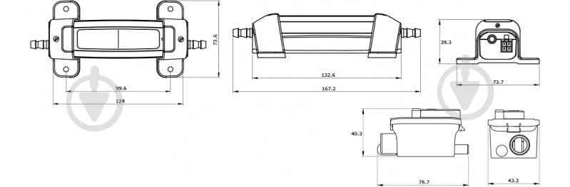 Насос для відводу конденсату MICRODAMN Mercury NEO MD1010PMN - фото 6