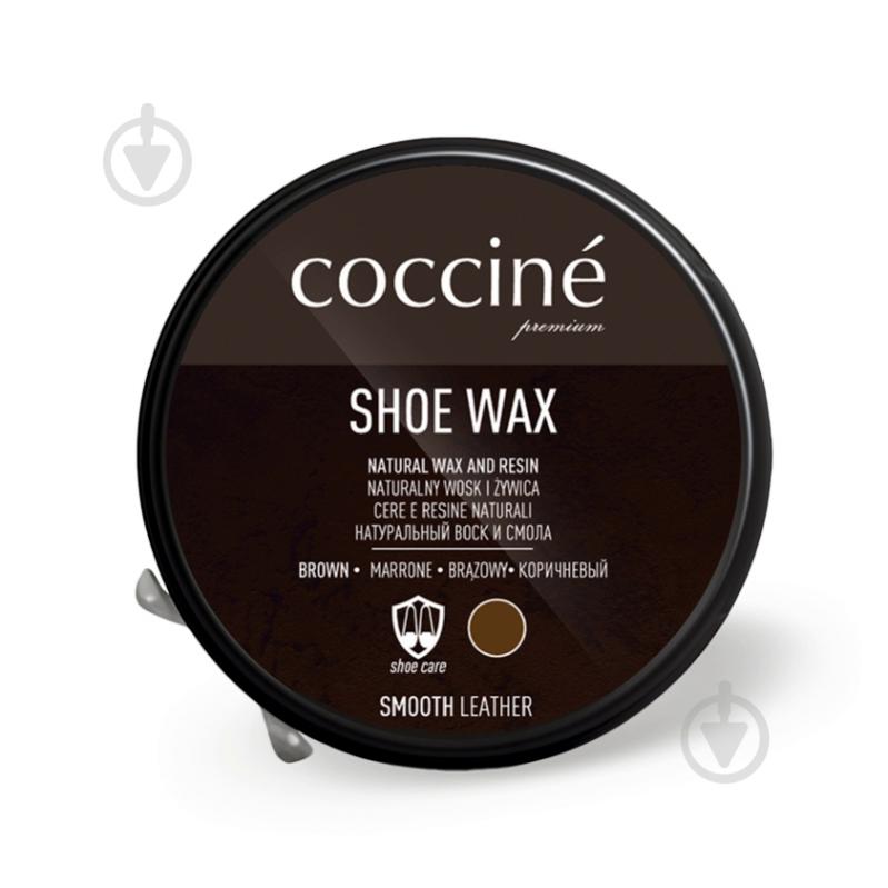 Віск COCCINE Shoe Wax для шкіри коричневий 40 мл - фото 1