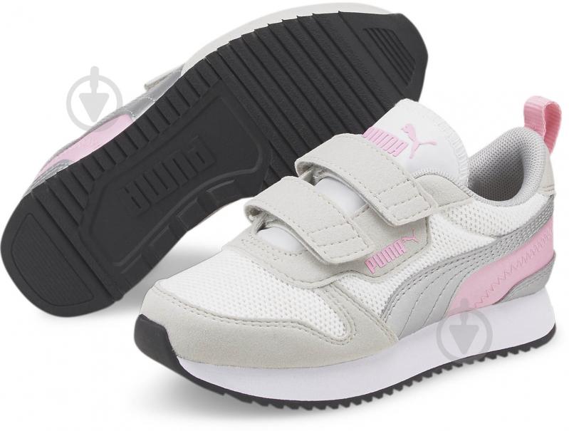Кросівки для дівчаток Puma Puma R78 V PS 37361726 р.28 білі із рожевим - фото 4 Кросівки для дівчаток Puma Puma R78 V PS 37361726 р.28 білі із рожевим - фото 4
