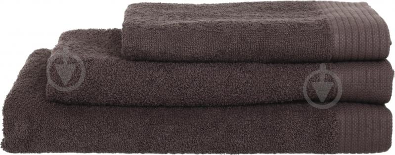 Рушник махровий ОЕ New 40x70 см коричневий UP! (Underprice) - фото 1 Рушник махровий ОЕ New 40x70 см коричневий UP! (Underprice) - фото 1