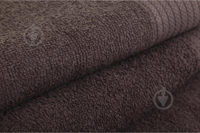 Рушник махровий ОЕ New 40x70 см коричневий UP! (Underprice) - фото 2 Рушник махровий ОЕ New 40x70 см коричневий UP! (Underprice) - фото 2