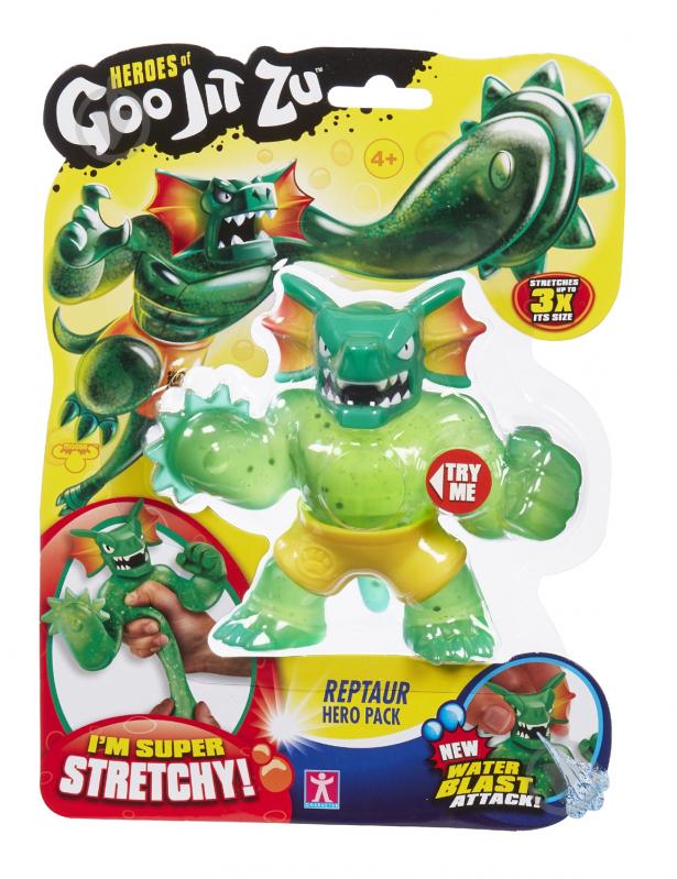 Игрушка-растяжка GooJitZu Рептуар (трицератопс) 121633 - фото 1