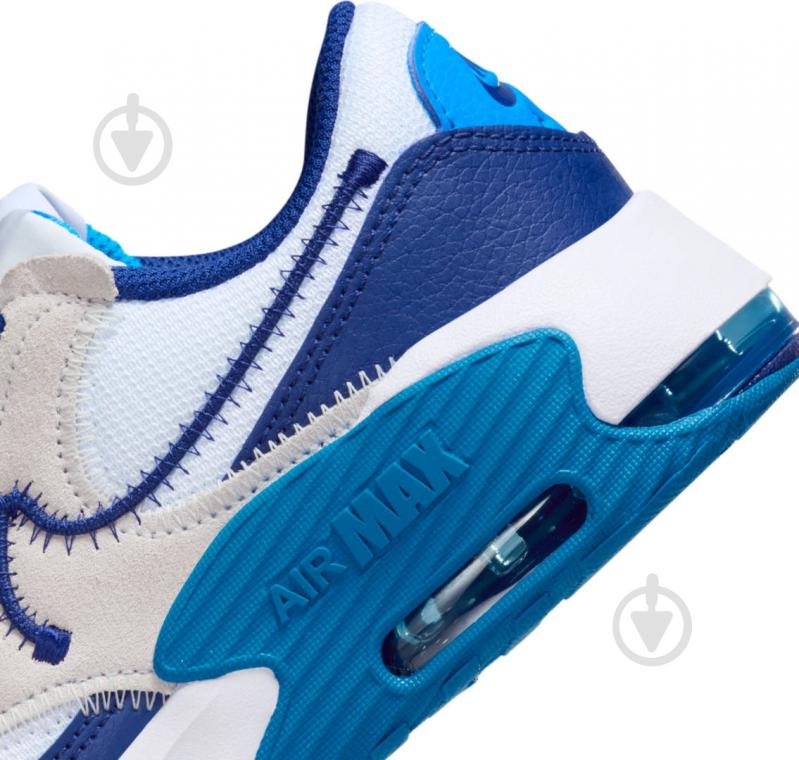 Кроссовки для мальчиков демисезонные Nike AIR Max Excee FB3058-100 р.38,5 голубые - фото 8