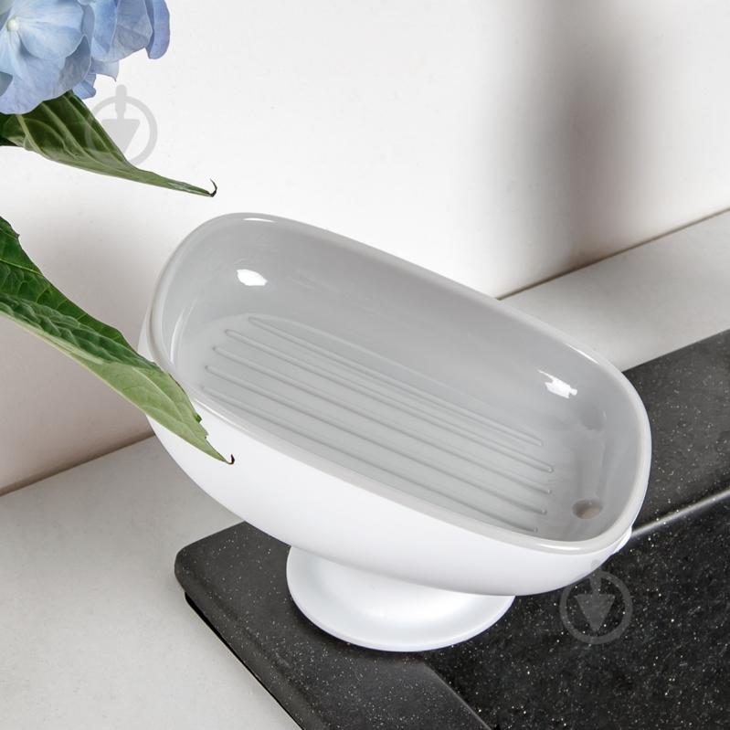 Мыльница МВМ BP-38 WHITE/GRAY - фото 3