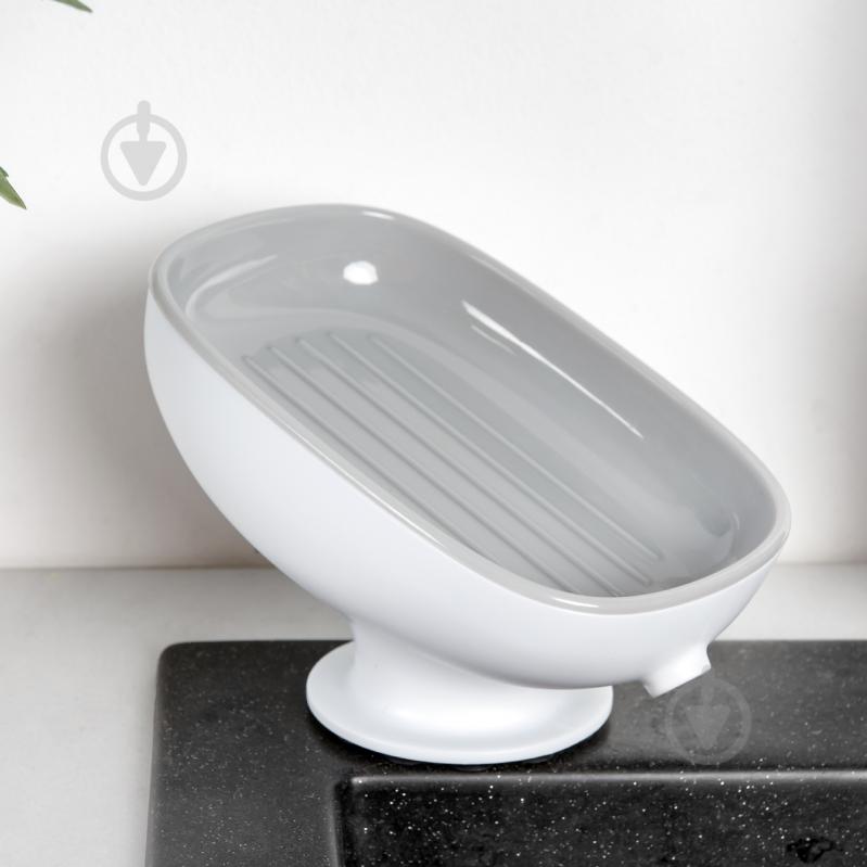 Мыльница МВМ BP-38 WHITE/GRAY - фото 4